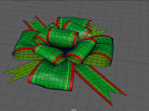 gift bow 2 3D Model
