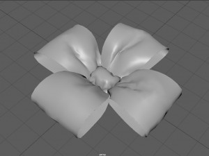gift bow 3 Model 3D