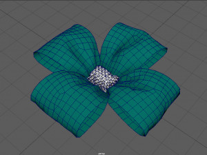 gift bow 3 Model 3D