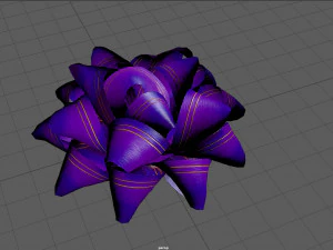 gift bow 4 3D Model
