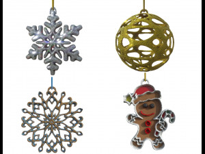 christmas decoration 3D मॉडल