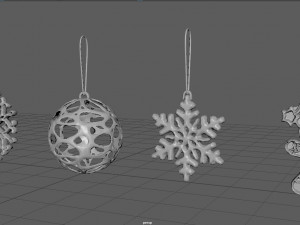 christmas decoration Model 3D