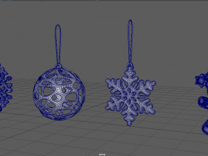 christmas decoration Model 3D