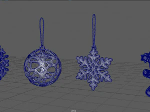 christmas decoration 3D Model