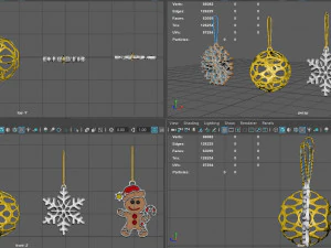 christmas decoration 3D Model
