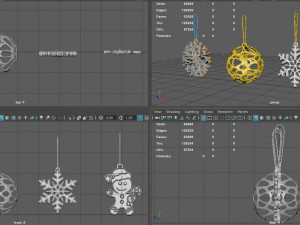 christmas decoration Model 3D