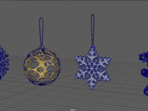 christmas decoration Model 3D