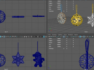 christmas decoration Model 3D