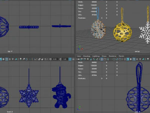 christmas decoration 3D Model