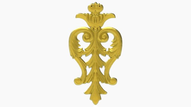 ornament 3D Baskı Modeli .c4d .max .obj .3ds .fbx .stl .blend 