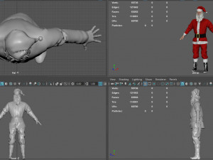 santa claus 3D-Modell