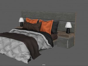 bedroom 3Dモデル