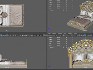 bedroom ancient 3D Model