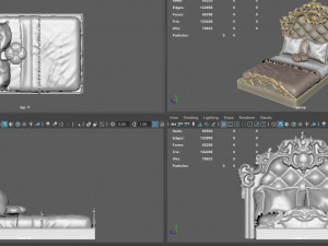 bedroom ancient 3D Model