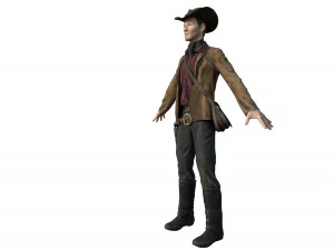 vaquero Modelo 3D