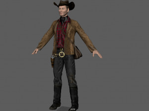 cowboy Model 3D