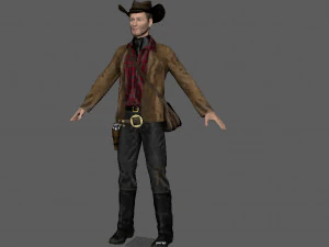 vaquero Modelo 3D