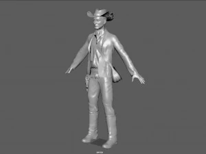 vaquero Modelo 3D