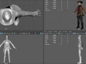 cowboy Model 3D