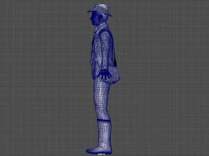 vaquero Modelo 3D