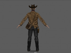 cowboy Model 3D