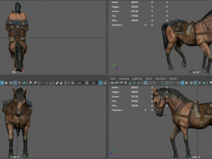 horse Modello 3D