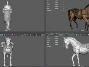 horse Modello 3D