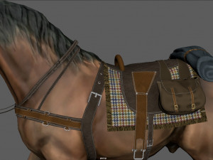 horse Modello 3D