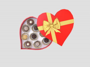head chocolate box Modelo 3D