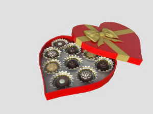 kafa &ccedil;ikolata kutusu 3D Model