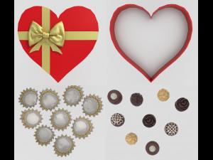 head chocolate box Modelo 3D