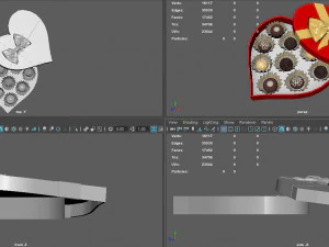kafa &ccedil;ikolata kutusu 3D Model