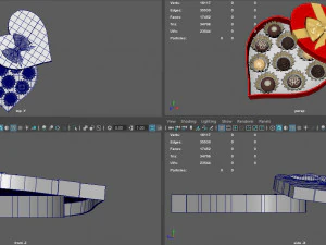 kafa &ccedil;ikolata kutusu 3D Model