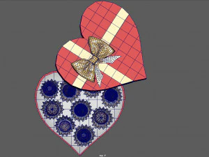 kafa &ccedil;ikolata kutusu 3D Model