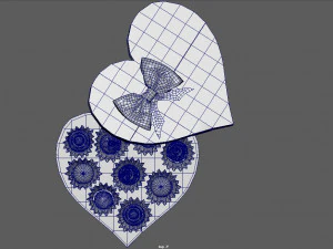 kafa &ccedil;ikolata kutusu 3D Model