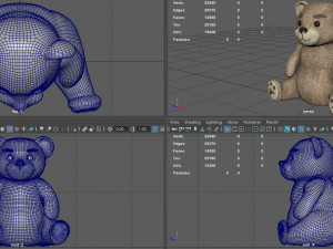 bear teddy 3D Model