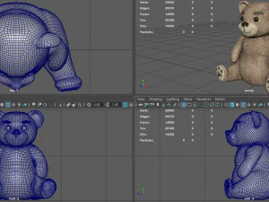 bear teddy 3D Model