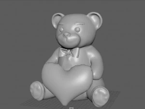 teddy i love you 3D Model