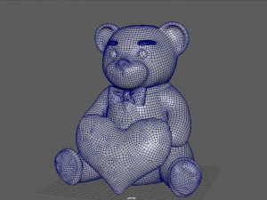 teddy i love you 3D Model