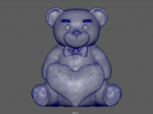 teddy i love you 3D मॉडल