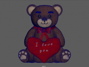 teddy i love you 3D मॉडल