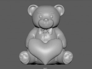 teddy i love you 3D Model