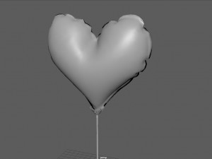 heart balloon 3D Model