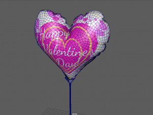 heart balloon 3D Model