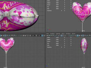 heart balloon 3D Model