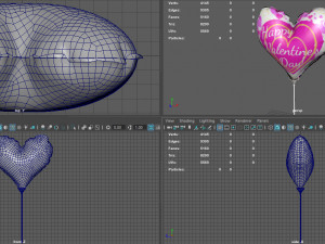 heart balloon 3D Model