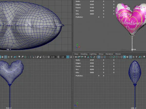 heart balloon 3D Model