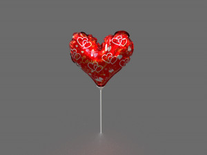 balloon i love you 3D Model
