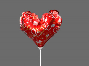 balloon i love you 3D Model