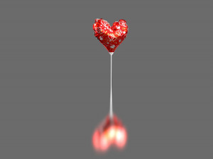 balloon i love you 3D Model